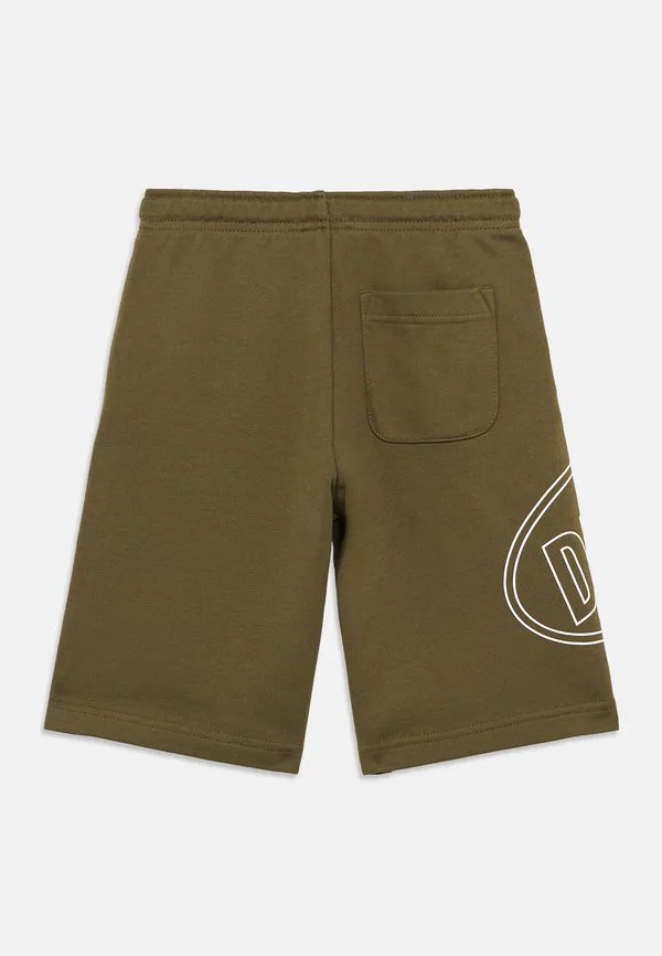 Круглые шорты унисекс Diesel, Army Green — фото 2