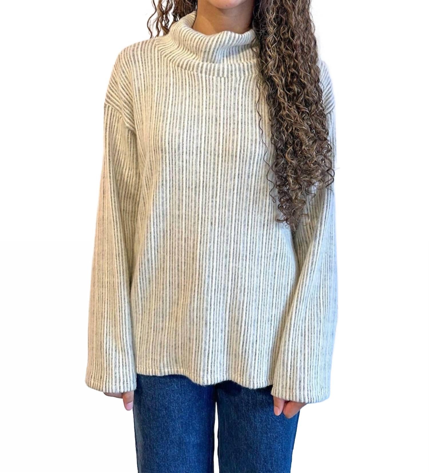 

Juniper Браш воронкообразный топ с высоким воротом цвета яичного ликера PROJECT SOCIAL T, Eggnog