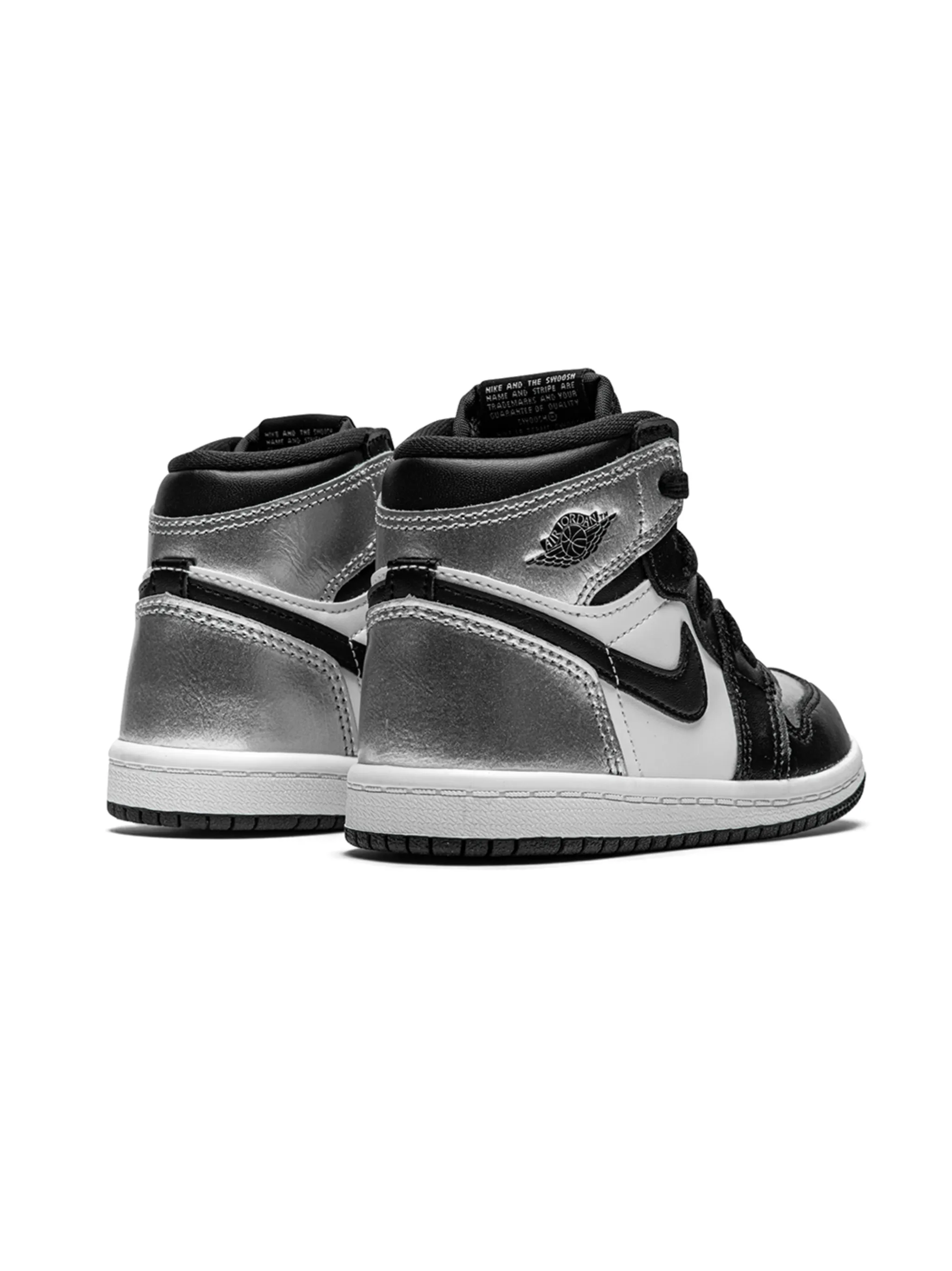Кроссовки Air Jordan 1 High OG TD Jordan Kids, черный — фото 3