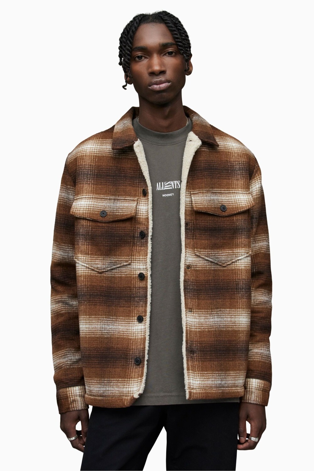 

Коричневая куртка AllSaints Seneca All Saints, коричневый