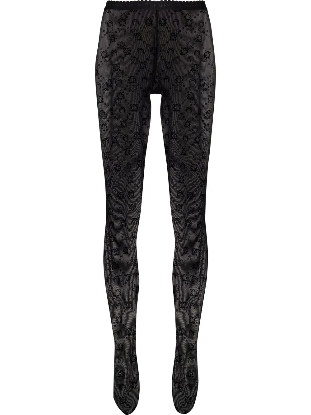 

Колготки с принтом Moon Marine Serre, черный