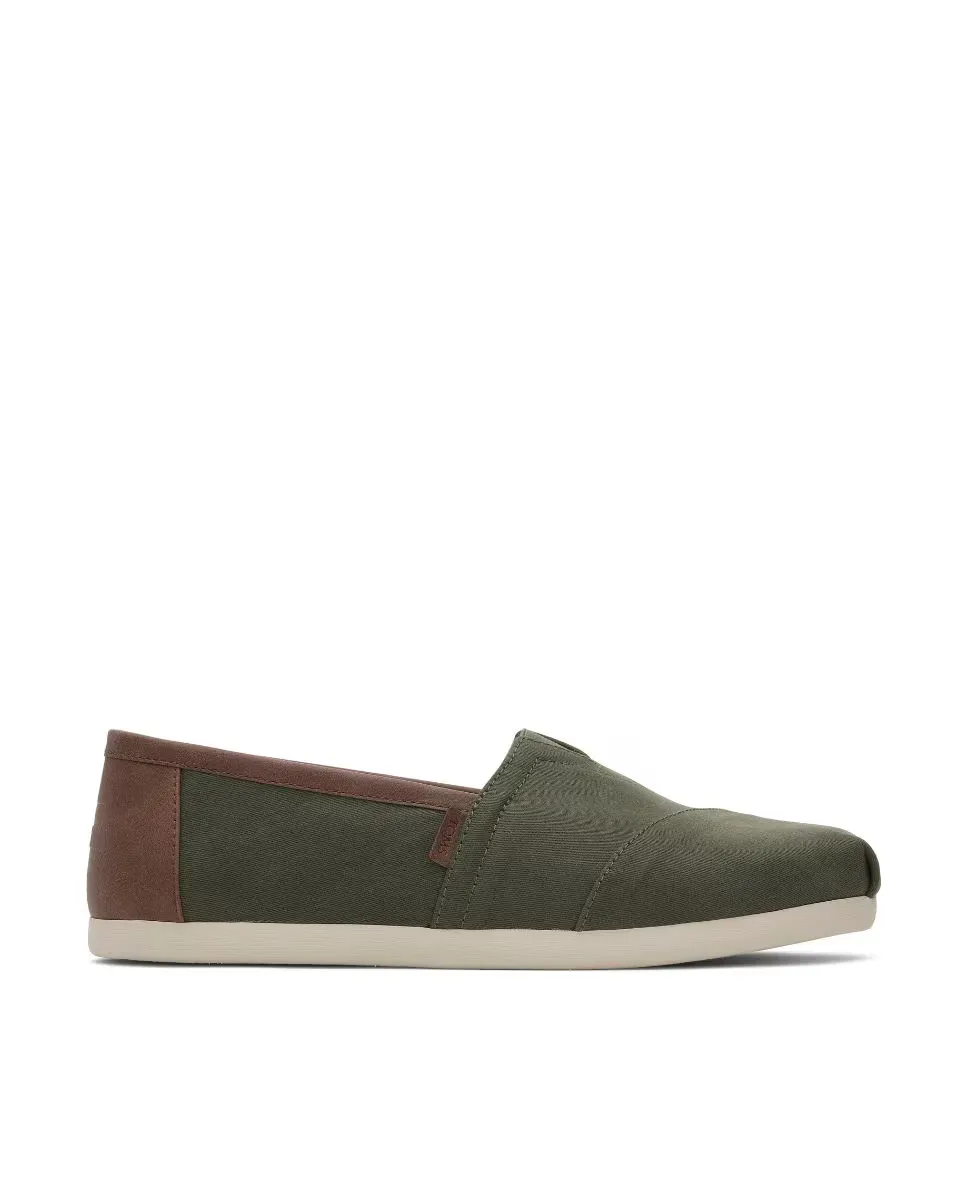 

Классические мужские парусиновые эспадрильи Toms, зеленый