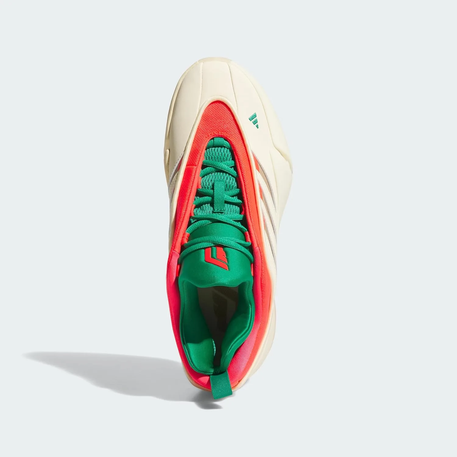 Кроссовки Adidas Performance Dame 9, белый/красный — фото 3