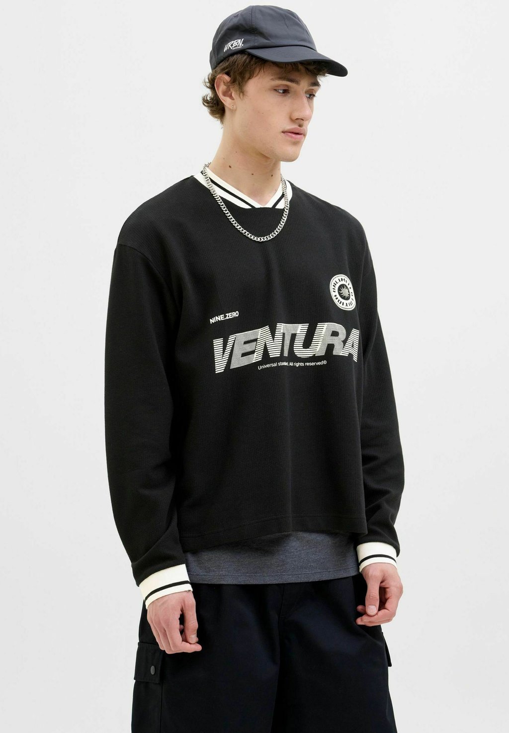 

Толстовка HORIZON V-NECK Jack & Jones, черный