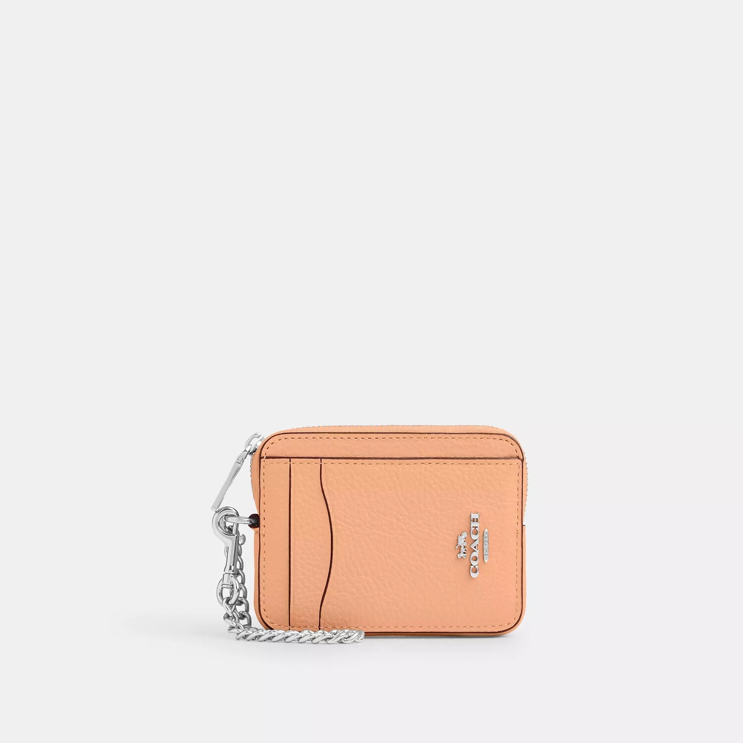 

Чехол для карточек Coach Outlet на молнии, цвет Faded Blush