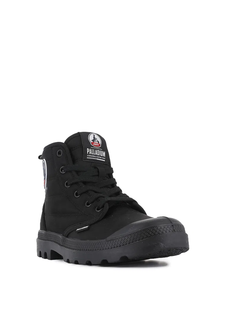Кроссовки высокие, модель PAMPA HI DARE RHONA, UNISEX Palladium, черный — фото 2