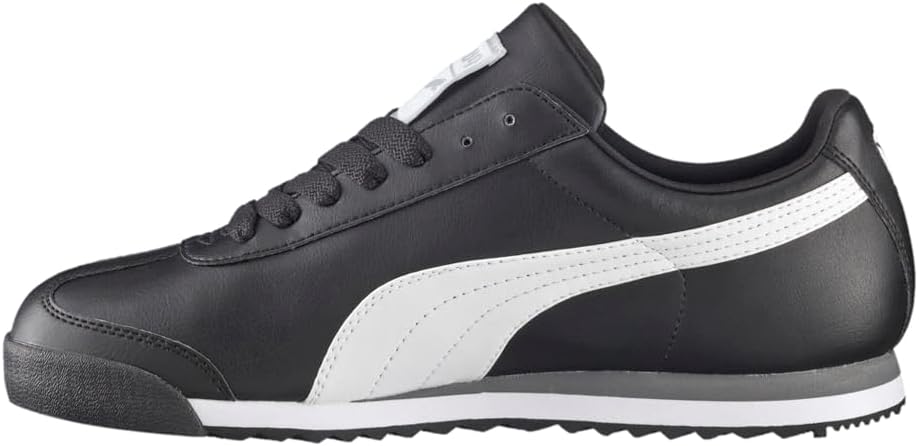 Кроссовки PUMA Roma Kids, белый/черный — фото 4
