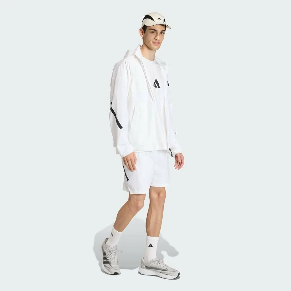 Шорты ADIDAS ZNE из тканого материала Adidas, white — фото 3