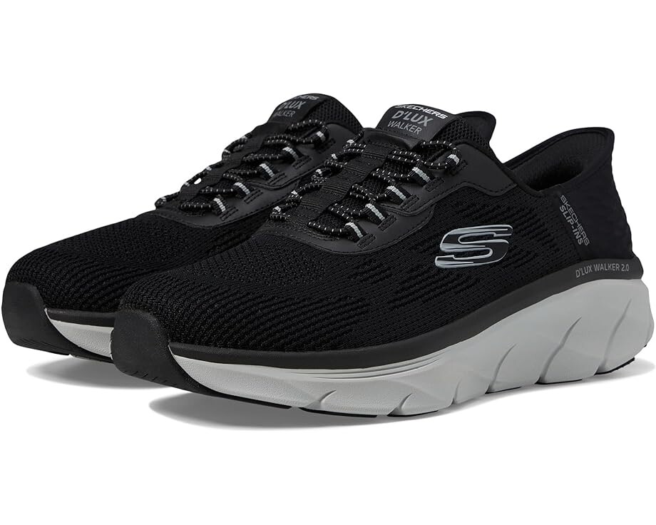

Кроссовки SKECHERS D'Lux Walker 2.0 Rezinate Hands Free Slip-In, цвет Black/Gray, Серый, Кроссовки SKECHERS D'Lux Walker 2.0 Rezinate Hands Free Slip-In, цвет Black/Gray