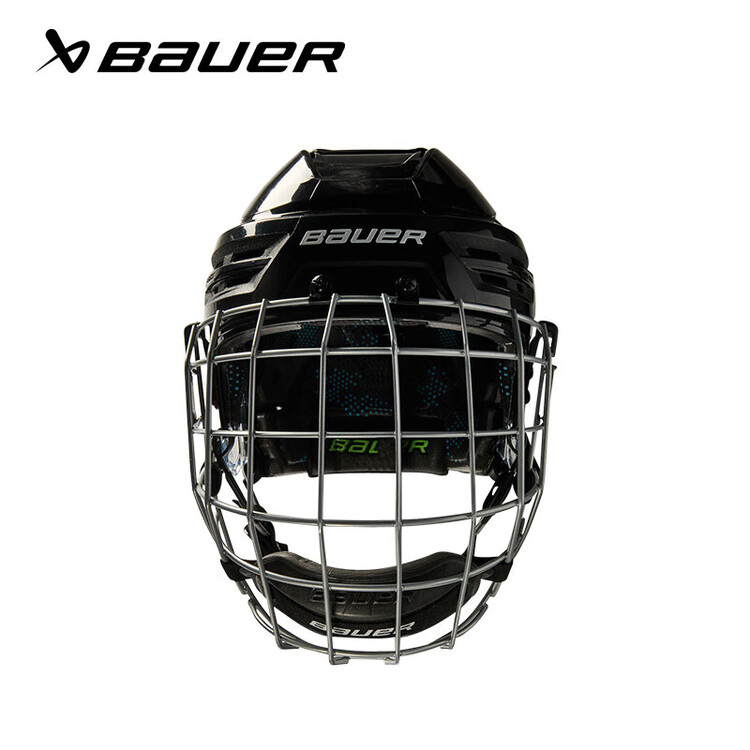 

He Jiagong Хоккейный шлем AKT85, детский и юношеский, для сухого льда, черный [с маской], размер L