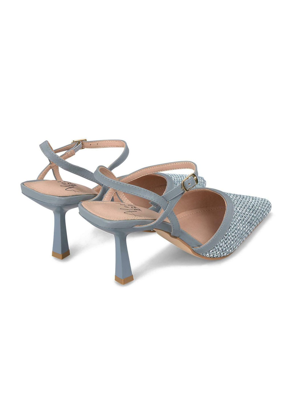 Классические туфли на каблуке CON PUNTERA AFILADA Y CIERRE CON HEBILLA - High heels Alma Blue, синий — фото 3