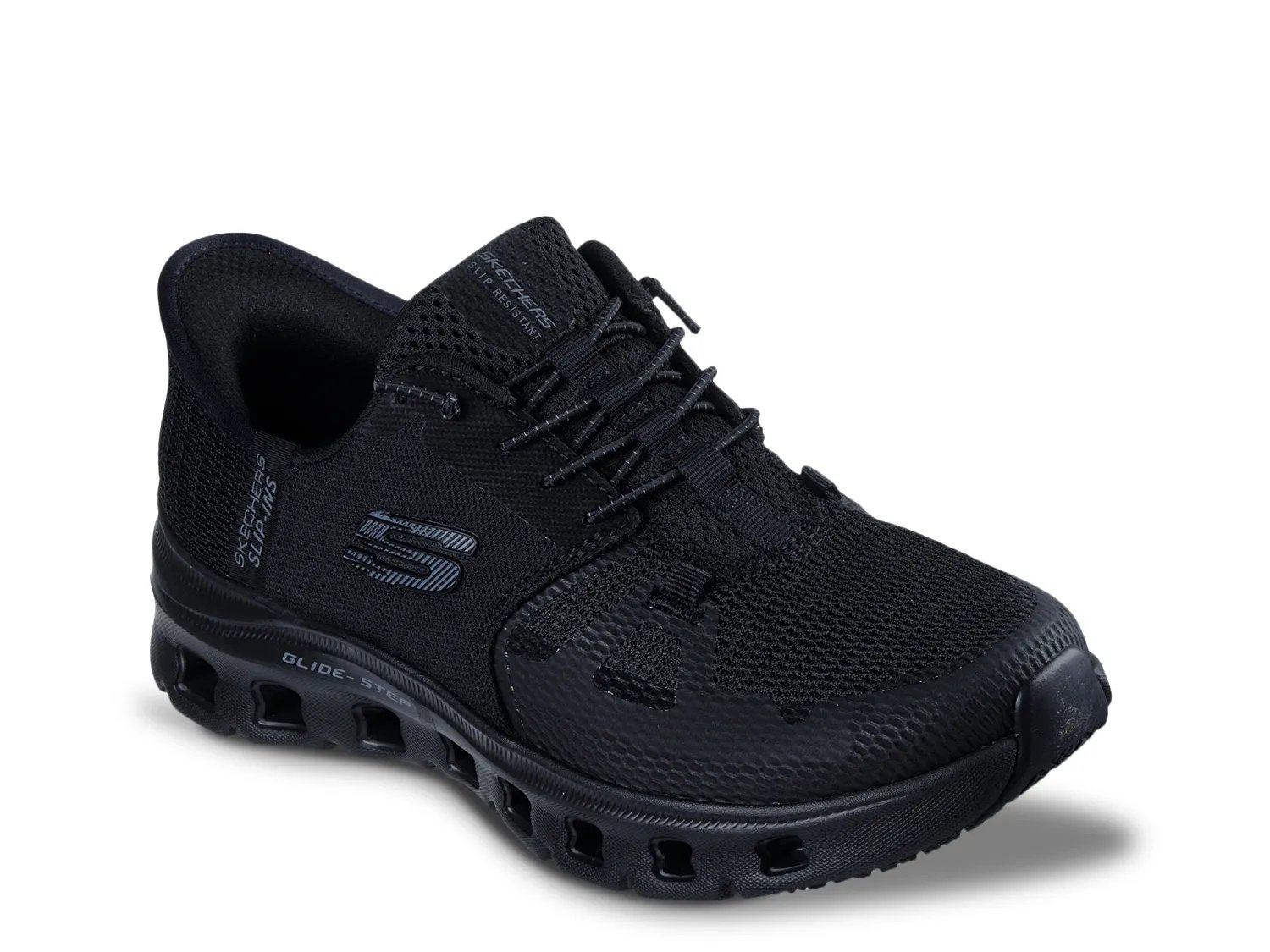 Кроссовки Skechers Hands Free Slip-ins Work Glide-Step Pro Edura Work Sneaker - Women's, черный
