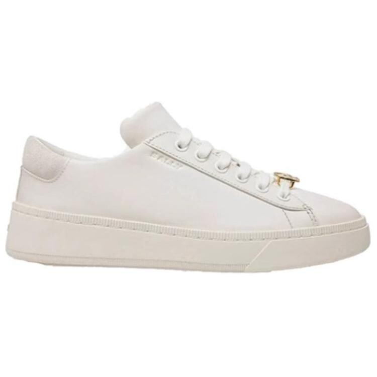 Кроссовки BALLY Raise Lace-up Leather Sneakers, белый — фото 2