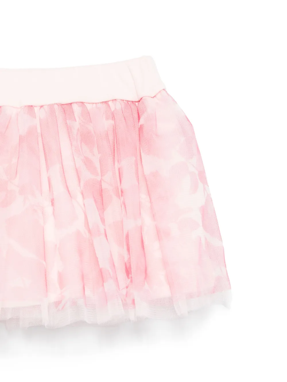 Комплект из топа и юбки со стразами Miss Blumarine, розовый — фото 3
