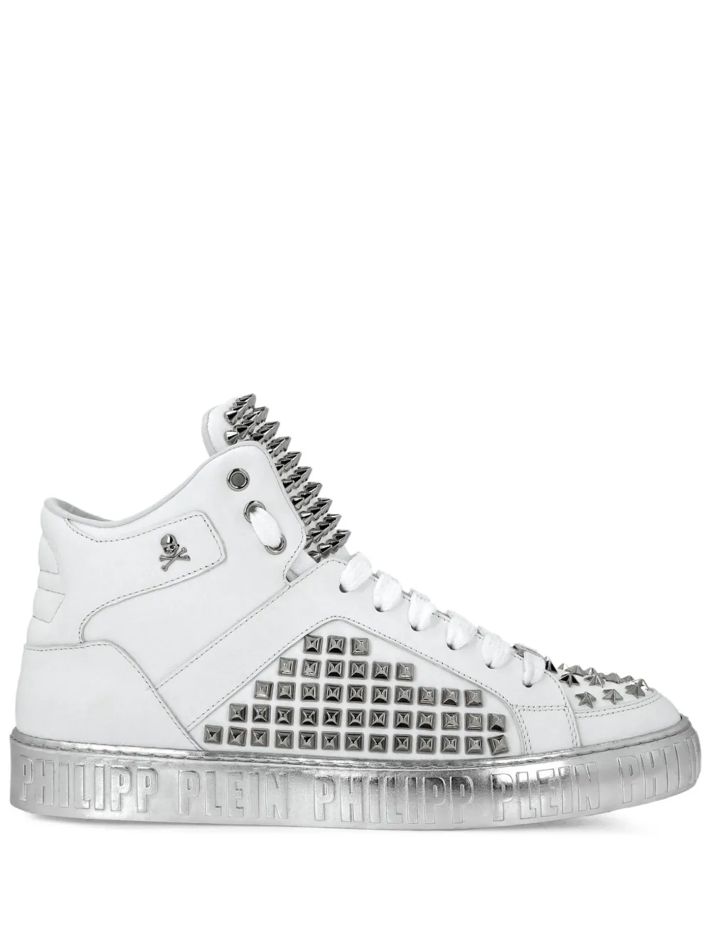 

Высокие кеды Philipp Plein, белый