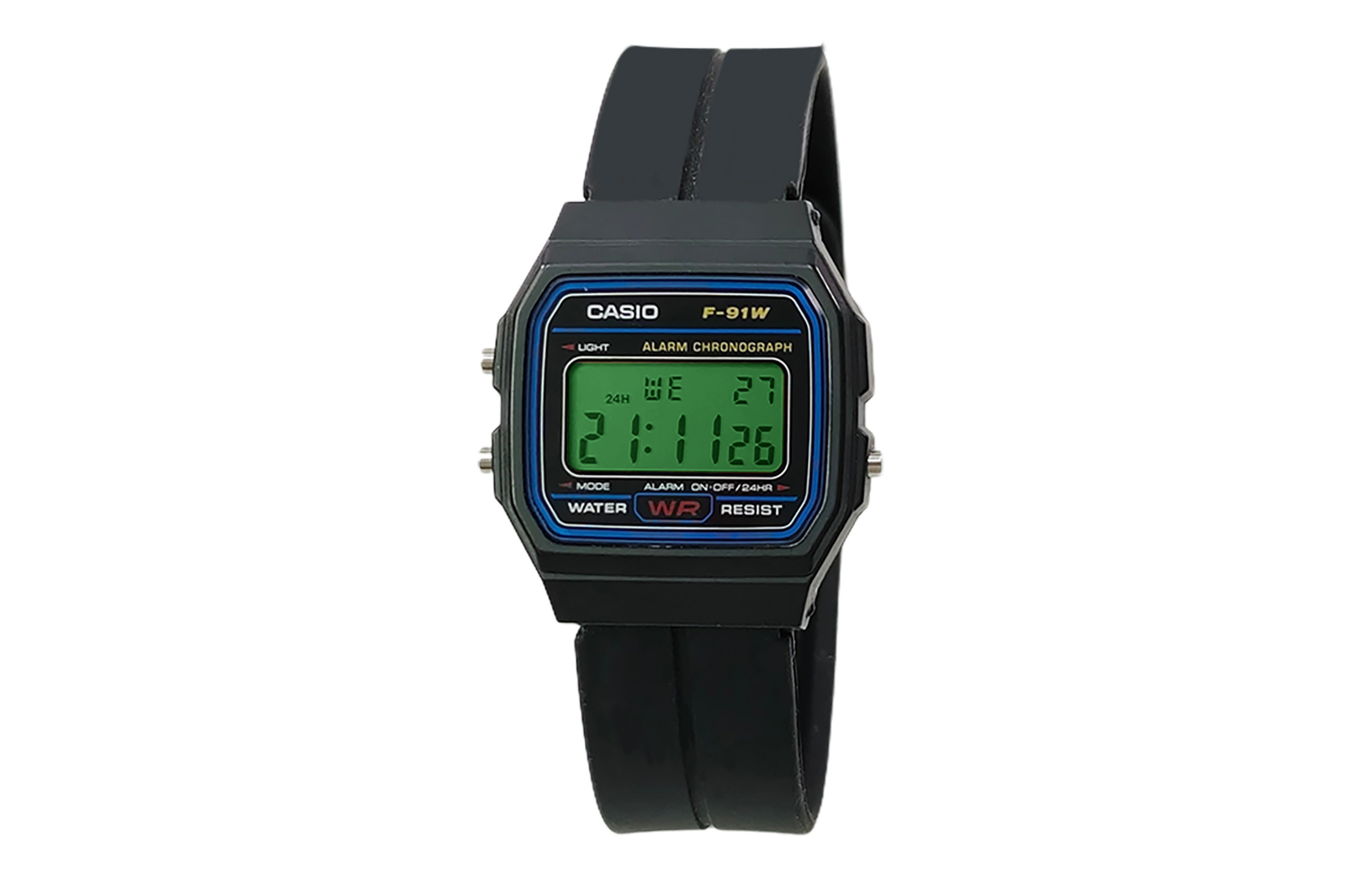 

CASIO Кварцевые часы Retrofit Series с силиконовым ремешком, мужские часы с черным циферблатом