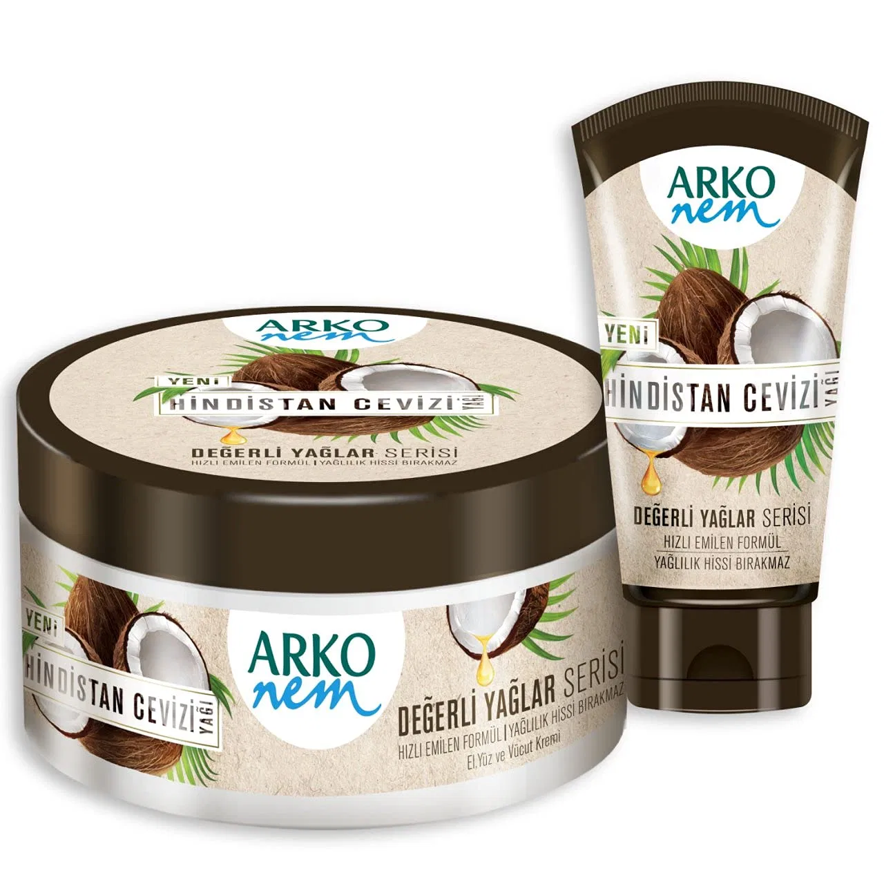 Легкий увлажняющий крем «Luxury Moisturizer Coconut Milk Formula» от Arko NEM Arko — фото 2