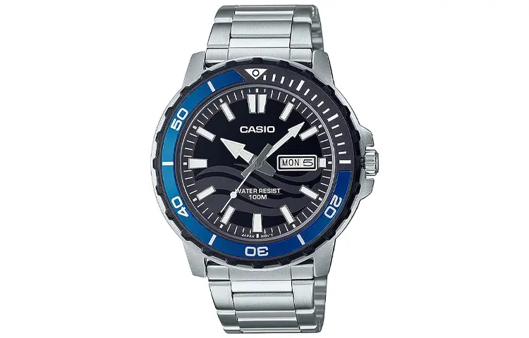 

Унисекс классические черные часы CASIO