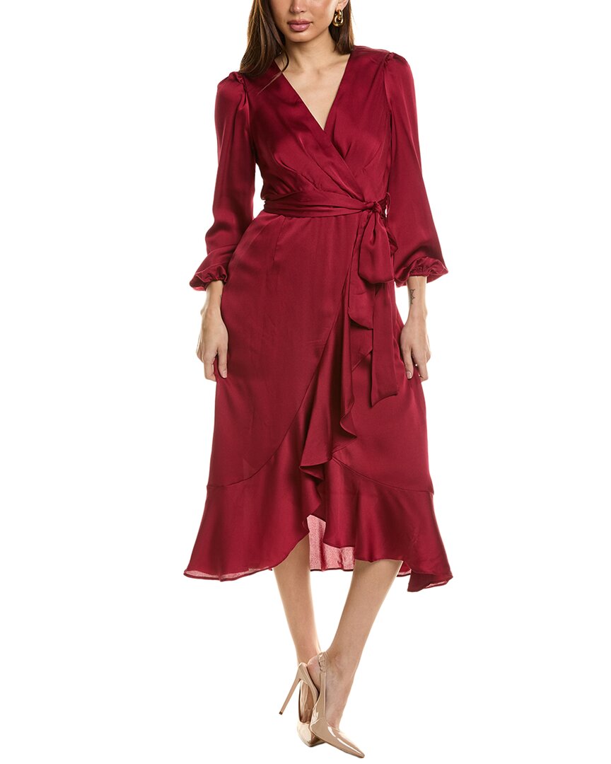 

Платье миди Tahari ASL Surplice, красный