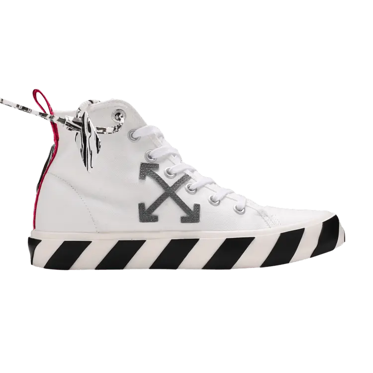 

Кроссовки Off-White Off-White Vulc Sneaker Mid 'White Black', белый