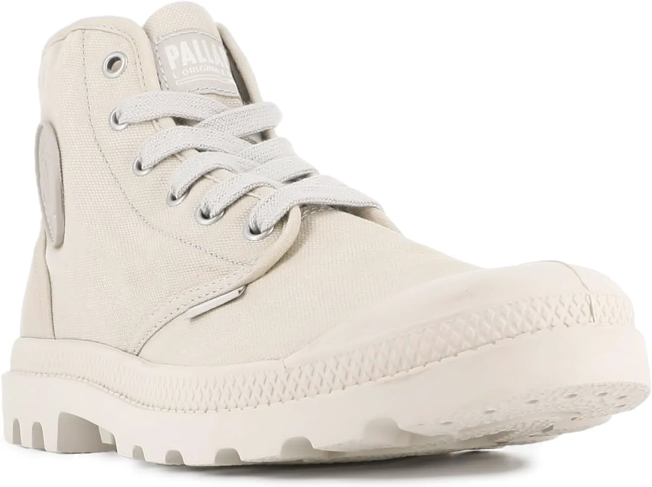 Мужские ботинки Palladium Pampa Hi, веганские тканевые ботинки на шнуровке, серый — фото 2