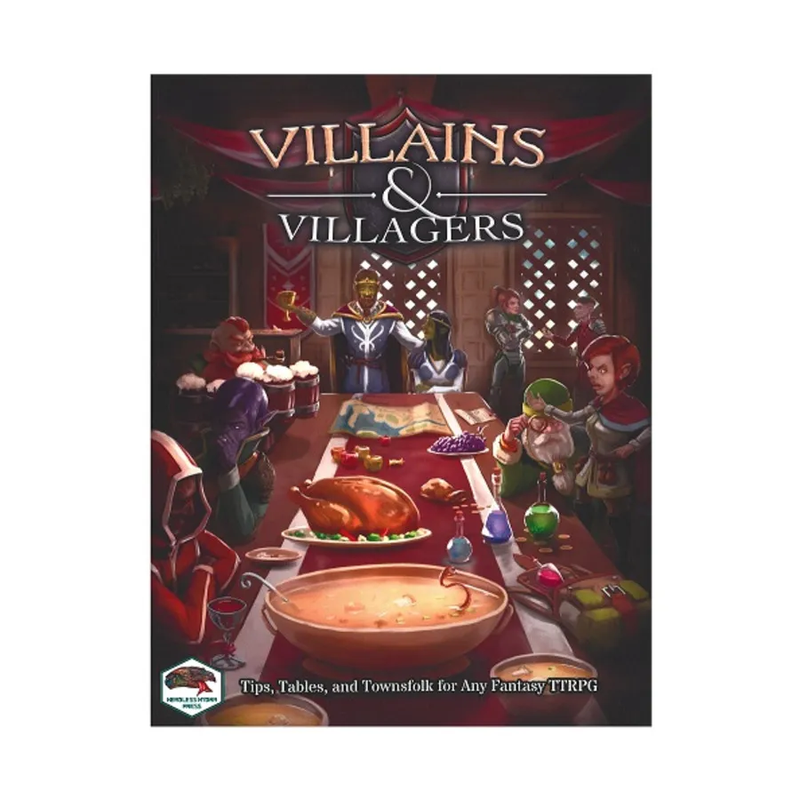 

Villains & Villagers, D&D 5E Supplements (Headless Hydra), мягкая обложка