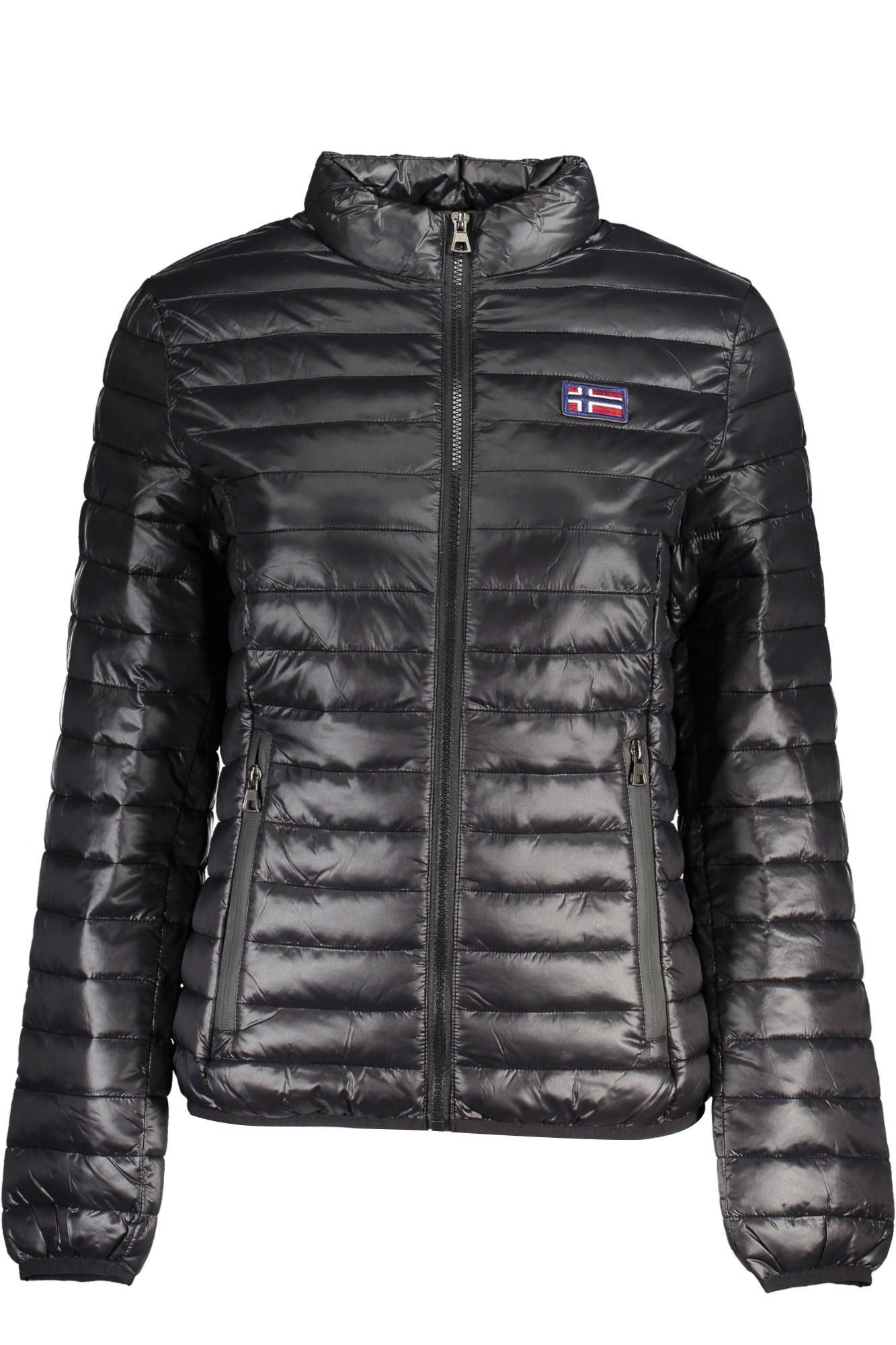 

Черная женская куртка из полиамида Geographical Norway