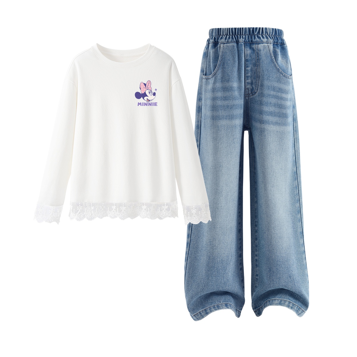 

Детская повседневная спортивная одежда Disney, светло-голубой