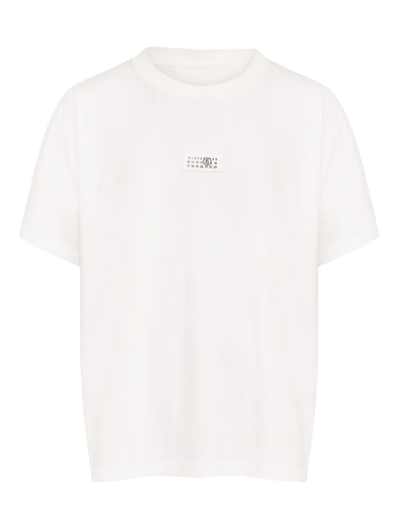 

Футболка с логотипом MM6 Maison Margiela, белый