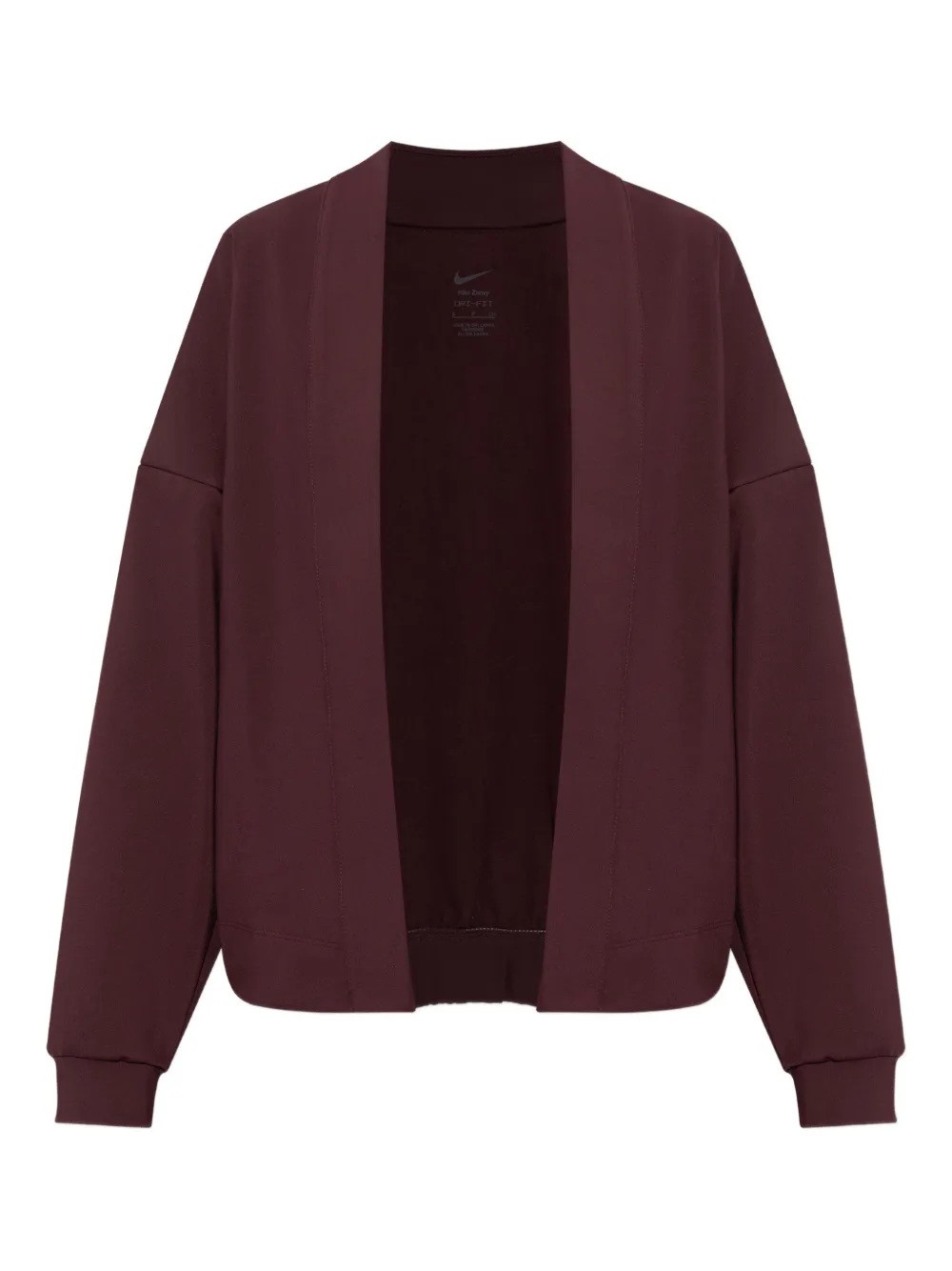 

Кардиган без воротника с логотипом Nike, красный