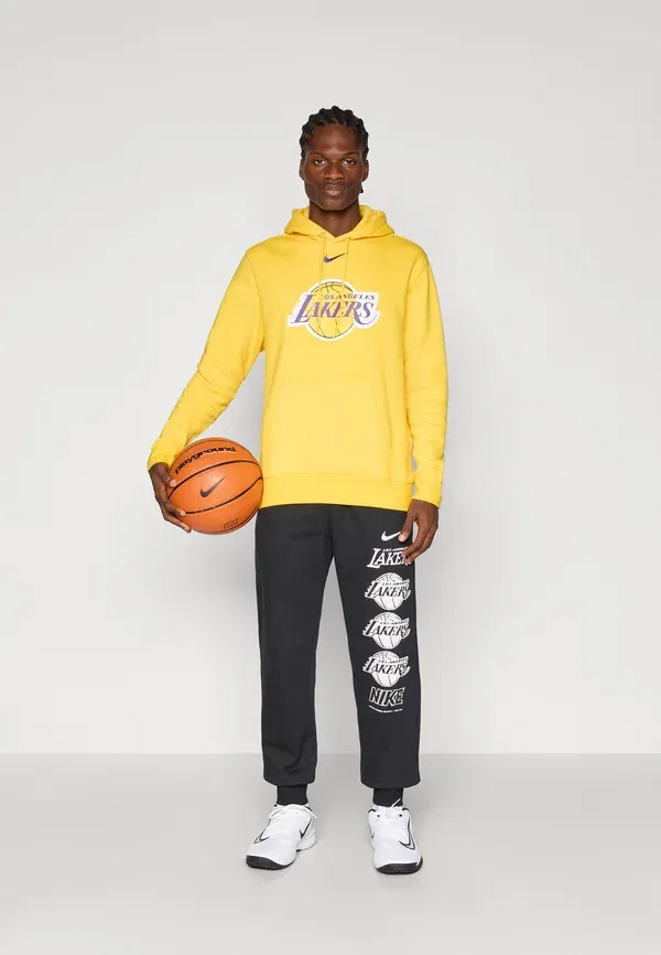 Футболка Nike Performance Los Angeles Lakers LAL Club Logo Club Wear, желтый/фиолетовый — фото 2
