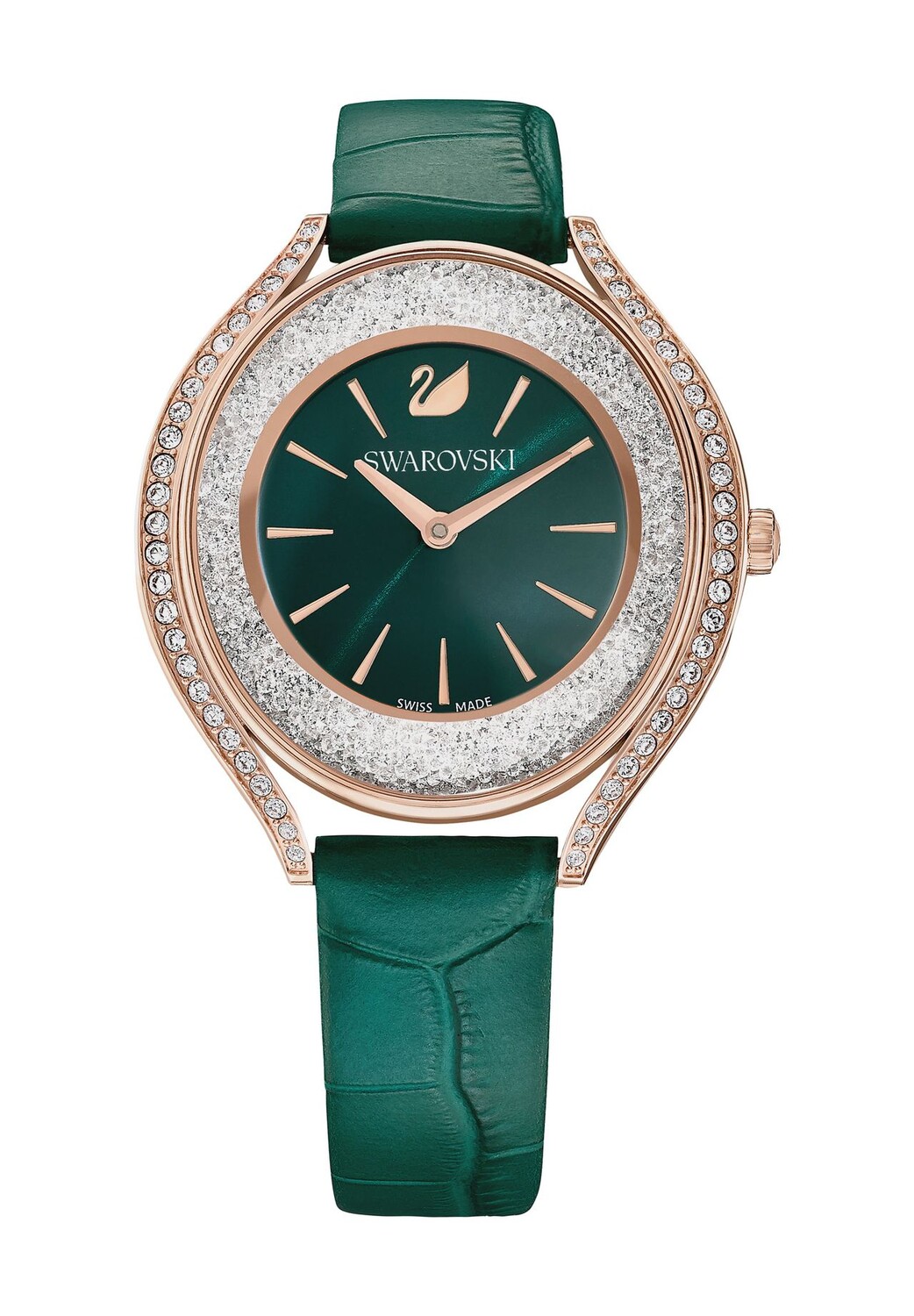 

Женские часы 5644078 SWAROVSKI, цвет Roségold/Grün