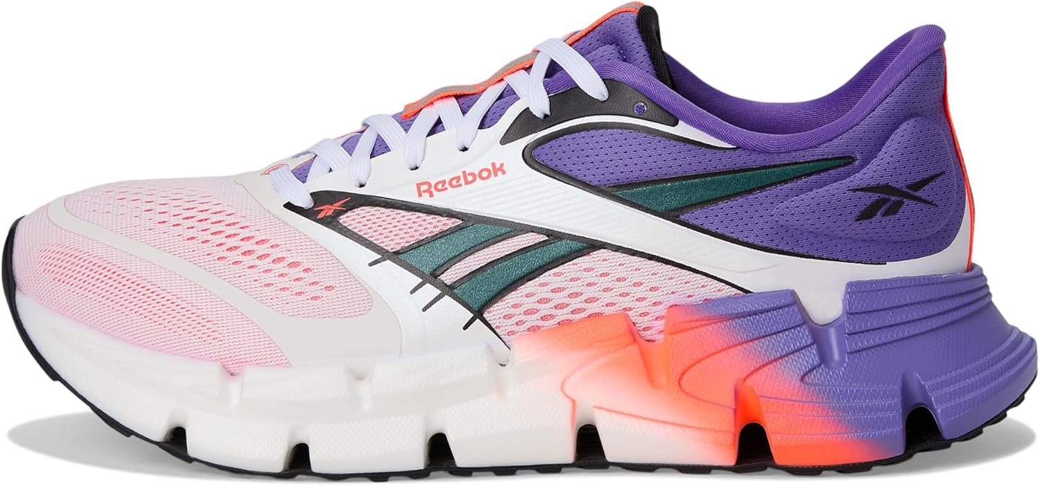 Мужские кроссовки Reebok Floatzig 2, белый/оранжевый/фиолетовый — фото 4