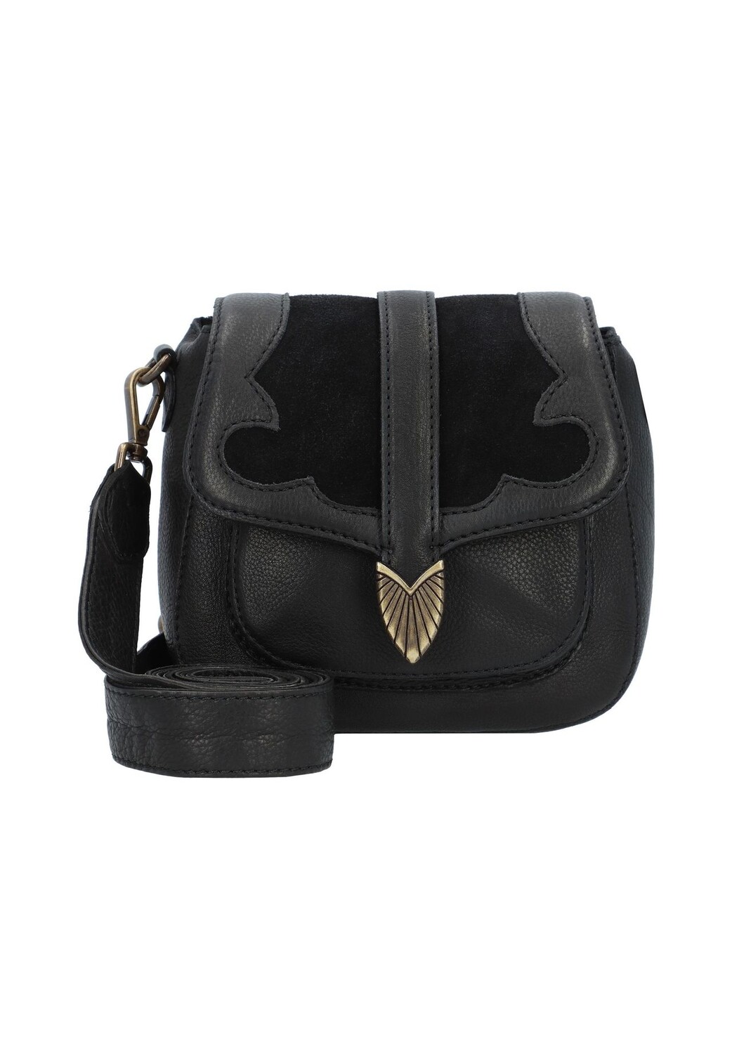 

Сумка через плечо Western кожаная 18 см COWBOYSBAG, черный