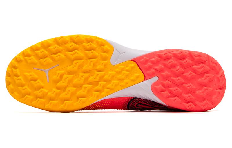 Футболка Future 7 Match Turf 'Pink Orange' PUMA, Sunset Red-Black-Sunlight Yellow — фото 4