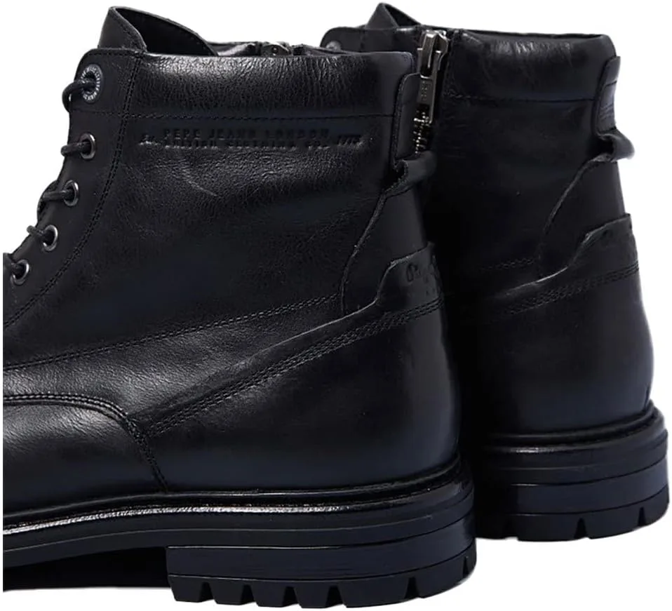 Мужские ботинки Pepe Jeans Ned Boot Lth Fashion Boot, черный — фото 4