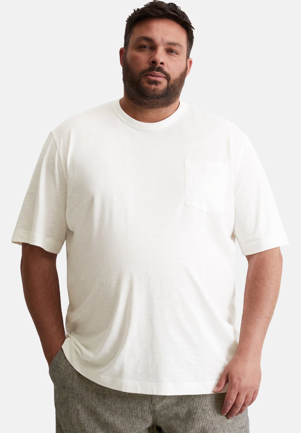 

Базовая футболка REGULAR AUS SOFTEM Marc O'Polo, белый