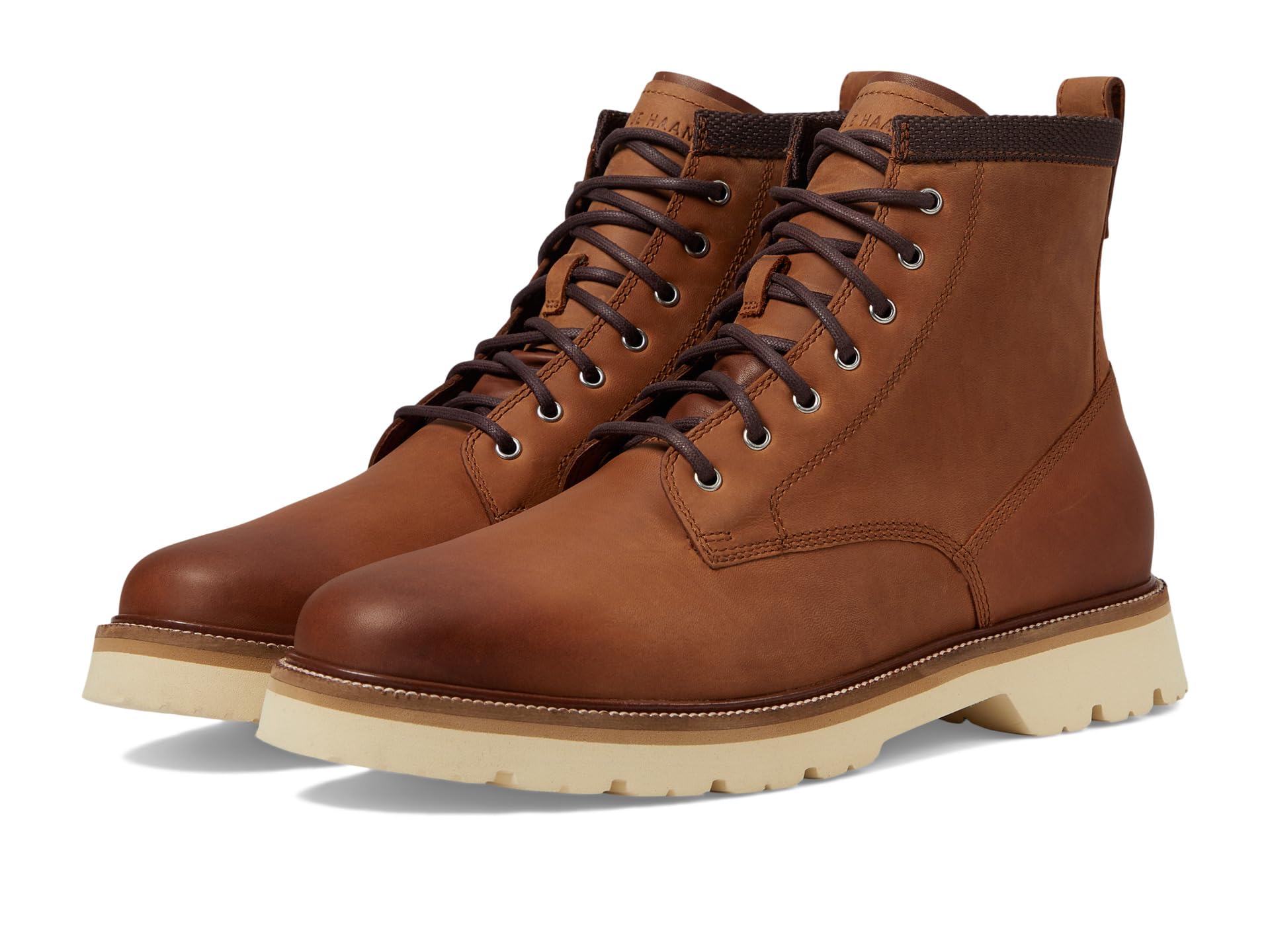

Ботинки Cole Haan American Classics Plain Toe Boot Waterproof, цвет British Tan/A