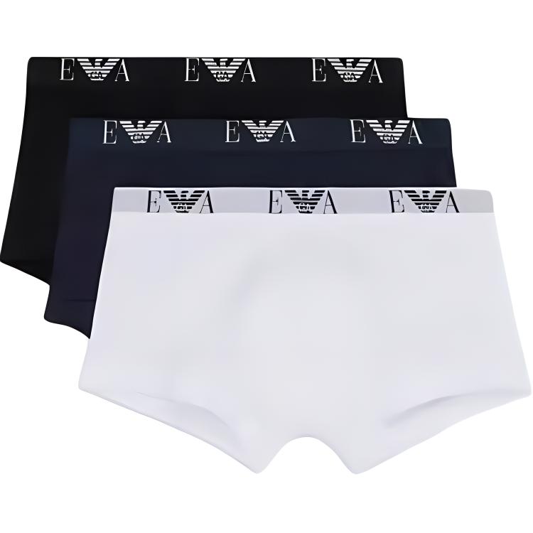 

Трусы мужские, 3 пары EMPORIO ARMANI, 3 Pack (Black+Blue+White)