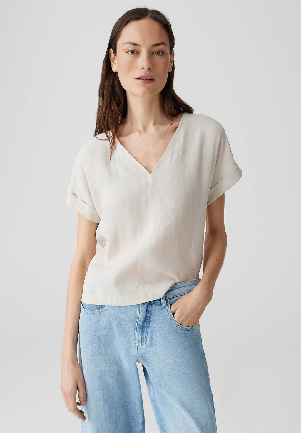 

Базовая футболка REGULAR FIT OPUS, бежевый