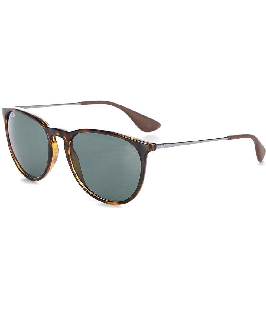 

Большие круглые солнцезащитные очки Ray-Ban Erika, коричневый