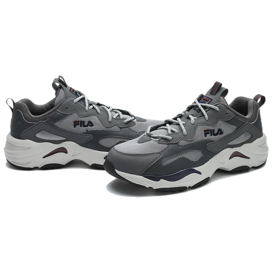 Кроссовки FILA Lifestyle Shoes Men Low-top Gray, серый — фото 3