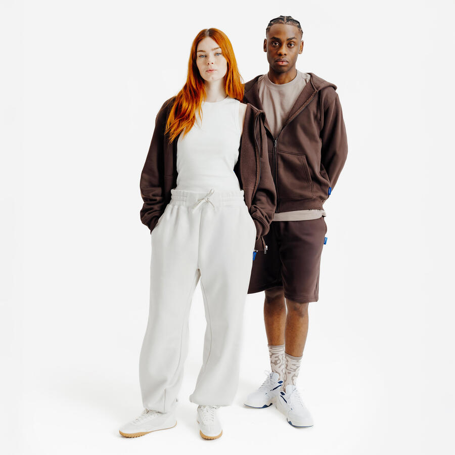 

DECATHLON Женская/мужская толстовка Elementals коричневого цвета