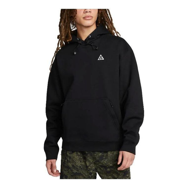 

Толстовка Nike ACG Therma-FIT Fleece Pullover Hoodie 'Black', черный