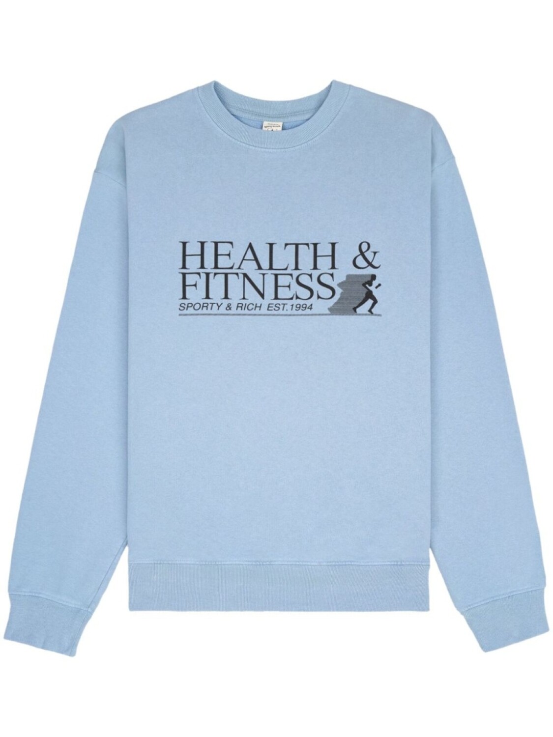

Sporty & Rich толстовка Health & Fitness с логотипом, синий