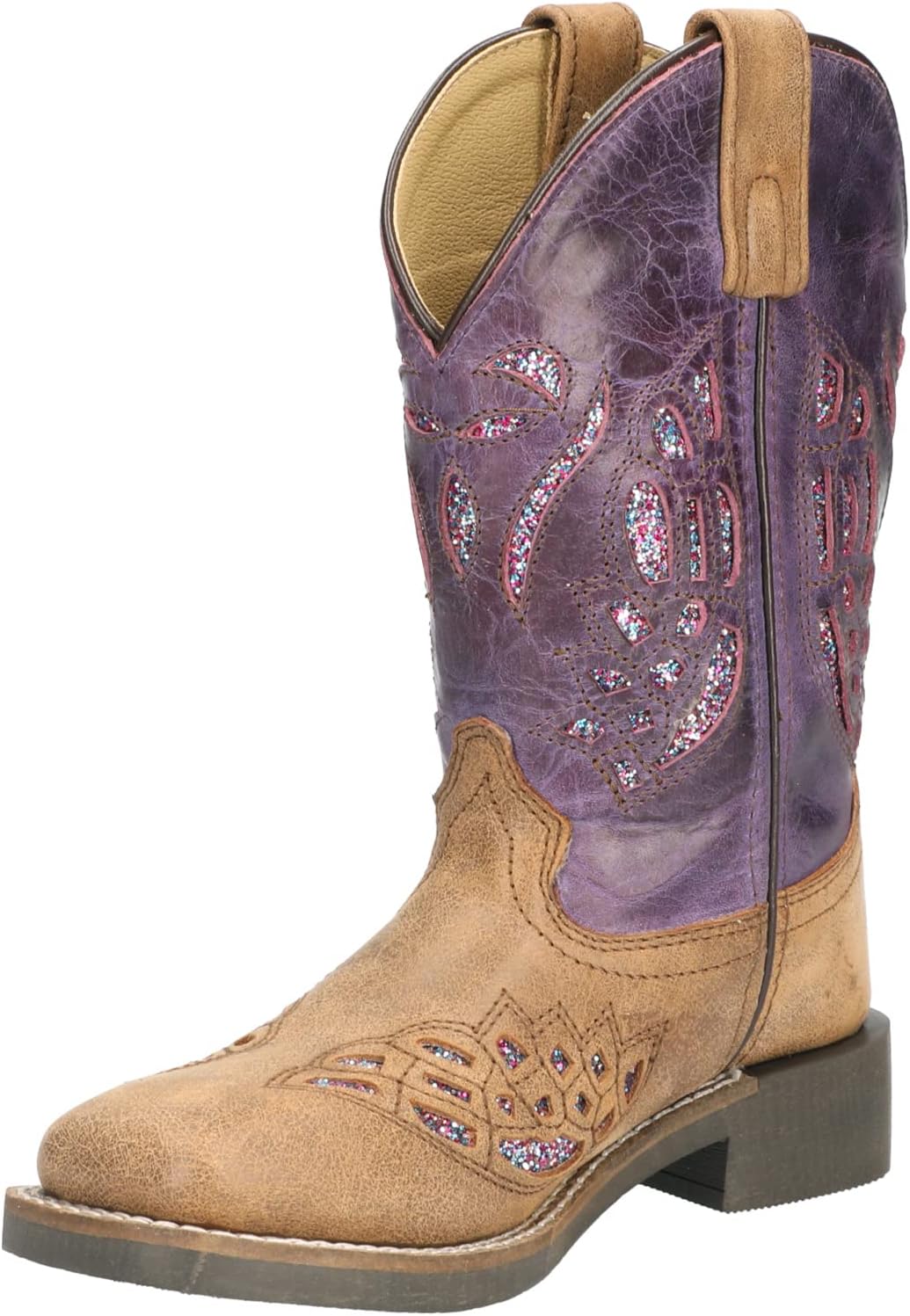 Девчачьи кожаные ковбойские сапоги Smoky Mountain Western, коричневые, модель 3160Y Smoky Mountain Boots — фото 3