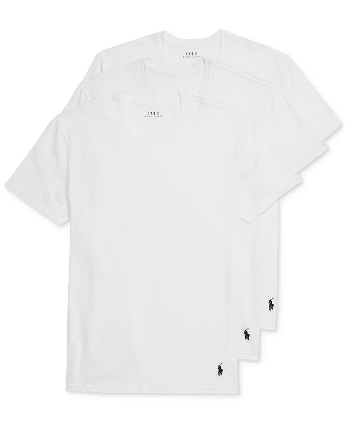 

Мужские майки-борцовки 3D Flex Cooling с круглым вырезом, 3 шт Polo Ralph Lauren, белый