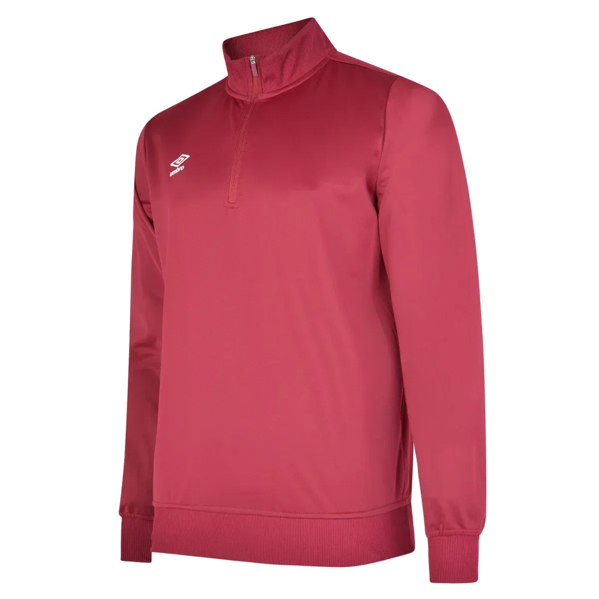 Худи-свитшот с полузастежкой Umbro, бордовый