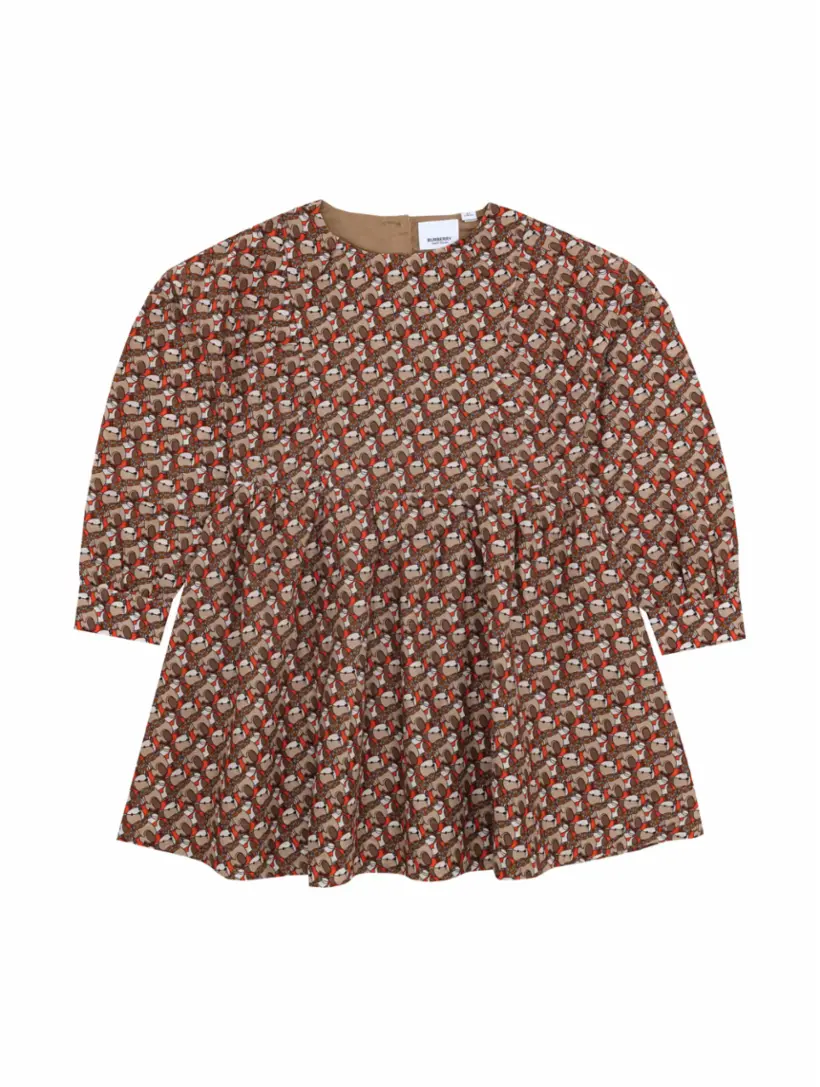 

Хлопковое платье Vintage Check Burberry, мультиколор