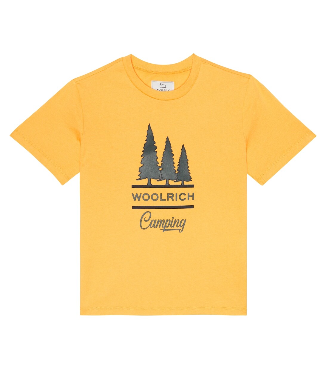 

Хлопковая футболка Road Trip Woolrich, желтый